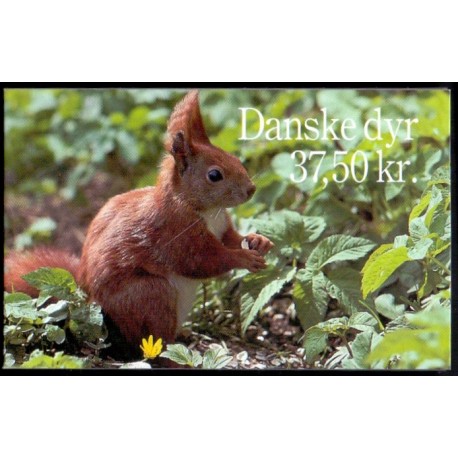 Danmark frimærkehæfte 1994. Gråspurve AFA S73