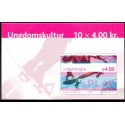Danmark frimærkehæfte 2001. Ungdomskultur AFA S116