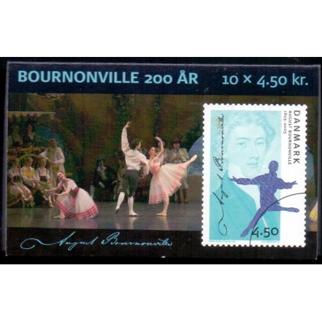 Danmark frimærkehæfte 2005. Bournonville AFA S146