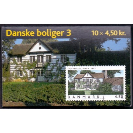 Danmark frimærkehæfte 2004. Danske boliger 3 AFA S135