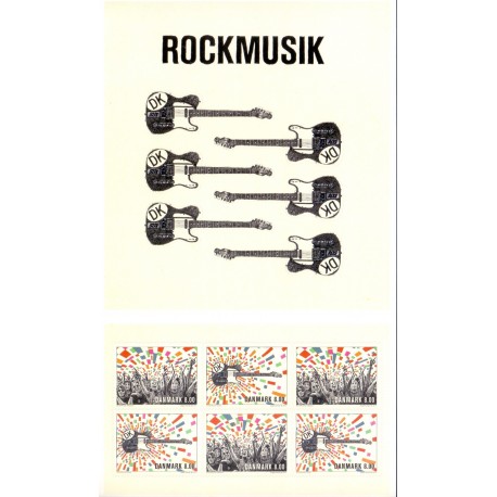 2013. Temaark. Rockmusik. AFA nr. T17 postfrisk stempelt