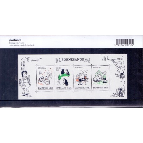 Souvenirmappe. 2016. Børnesange. AFA nr. SM 122