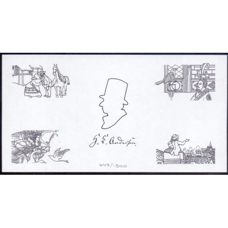 Danmark. Sorttryk nr. 7