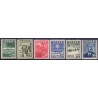 Norge. 1945, London udgave."LONDON 17/5 43" AFA nr. 310-17 **. stemplet postfrisk FDC