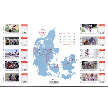 Anledningsmærker. 2010. Post Danmark rundt. **