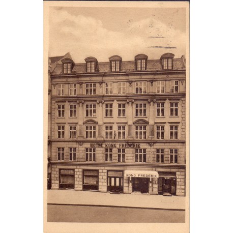 København.Hotel "Kong Frederik". (Jlwerba) brugt