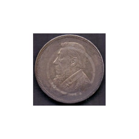 Syd Afrika. Two Shillings 1896, KM6,  Ag