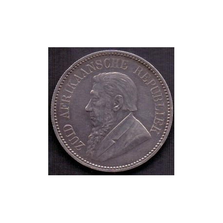 Sydafrika-South African. 2-1/2 Shillings 1897. KM7. Ag