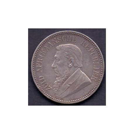 Sydafrika-South African. 2½ shillings, 1897 KM7. Ag