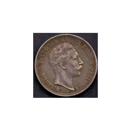 Tyskland-Germany. Preussen, Zwei mark 1902. KM522.  Ag.