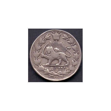 IRAN: Nasir al-Din Shah, 1848-1896, AR 2 krans, Tehran, AH1311, KM-909, Y-12c2,  Ag