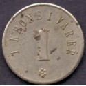 Denmark. Mortensen 1 kr, i varer
