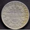 Italien-Italy. PAPAL STATES, Pius IX, Lira, 1866, Roma. Ag.