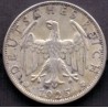 Tyskland-Germany. 2 Reichsmark 1925 J. KM 45. Ag.