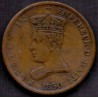 Haiti 6-1/4 Centimes 1850. KM 38