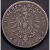 Tyskland-Germany. HAMBURG: AR 2 mark, 1878-J Ag.