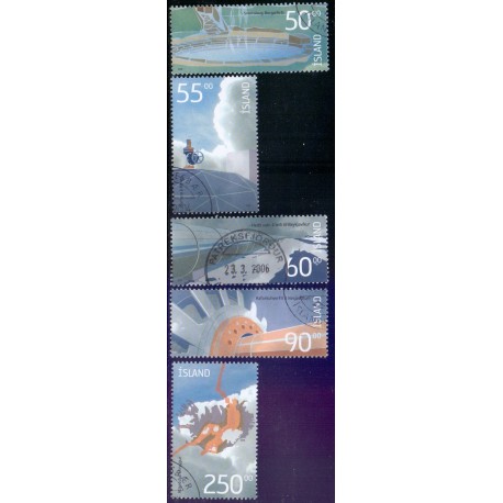 Island. 2004. Geotermisk energi. AFA nr 1040-44 **      stemplet FDC
