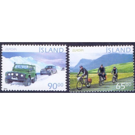 Island. 2004. Europamærker/CEPT. AFA nr 1051-52 **      stemplet FDC