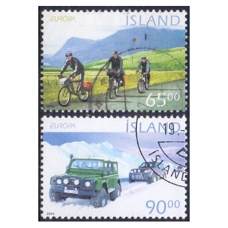 Island. 2004. Europamærker/CEPT. AFA nr 1051-52 **      stemplet FDC