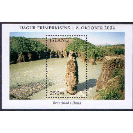 Island. 2004. Frimærkets dag i miniark. AFA nr. 1059 **     stemplet FDC