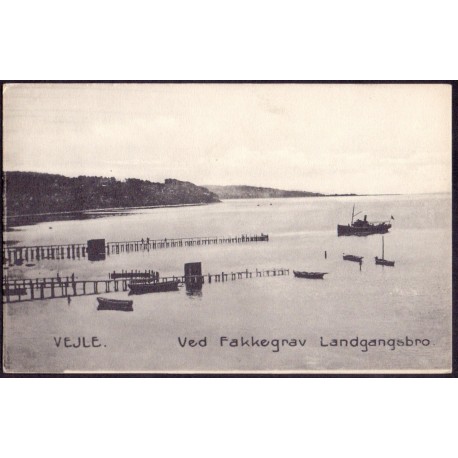 7100. Vejle Ved Fakkegrav Landgangsbro, ubrugt (Stender 4357)