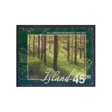 Island. 2005. Skovdyrkning. AFA nr 1069 **     stemplet FDC