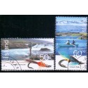 Island. 2005. Laksefluer. AFA nr 1089-90 **    stemplet FDC