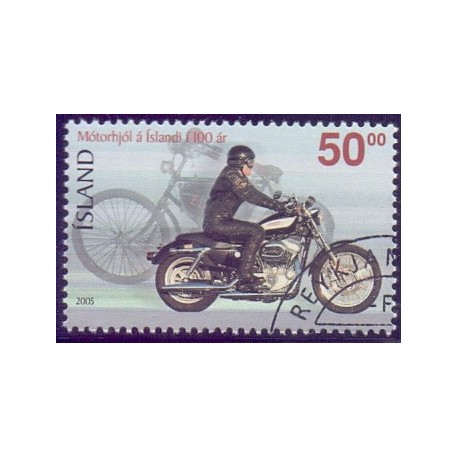 Island. 2005. Islands første motorcykel. AFA nr 1094 **   stemplet FDC