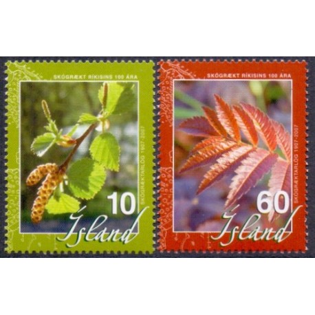 Island. 2007. Statsforstvæsenet. AFA nr. 1138-39 **   stemplet FDC