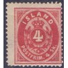 Island. 1873. 4 sk. AFA nr. 2 ** postfrisk st. stemplet FDC