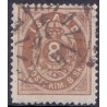 Island. 1873.  8 sk. AFA nr. 3 st. ** postfrisk st. stemplet FDC