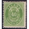 Island. 1875-76.  40 Aur, AFA nr. 11 **  postfrisk st. stemplet FDC