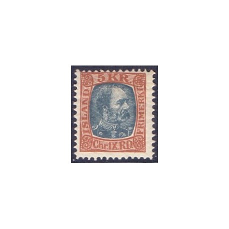 Island. 1902-04. Kong. Chr. IX. AFA nr. 47 **   postfrisk st. stemplet FDC