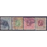 Island. 1907. Dobbelt konger, AFA nr. 56-59 st.  postfrisk st. stemplet FDC