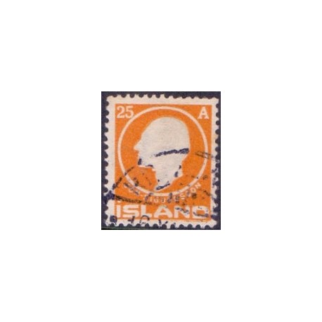 Island. 1911. Jón Sigurdsson, 25 Aur AFA nr. 68 **    postfrisk st. stemplet FDC