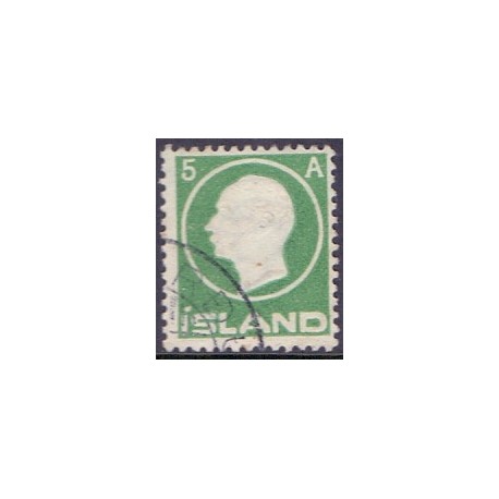 Island. 1912. Frederik VIII, 5 Aur AFA nr. 69 **    postfrisk st. stemplet FDC