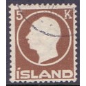 Island. 1912. Frederik VIII, 5 kr. AFA nr. 75 **  postfrisk st. stemplet FDC