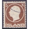 Island. 1912. Frederik VIII, 5 kr. AFA nr. 75 **  postfrisk st. stemplet FDC