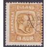 Island. 1915-18. Dobbelthoveder. AFA nr. 77 **  postfrisk st. stemplet FDC