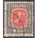 Island. 1915-18. Dobbelthoveder. AFA nr. 78 **  postfrisk st. stemplet FDC