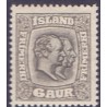 Island. 1915-18. Dobbelthoveder. AFA nr. 80 **  postfrisk st. stemplet FDC