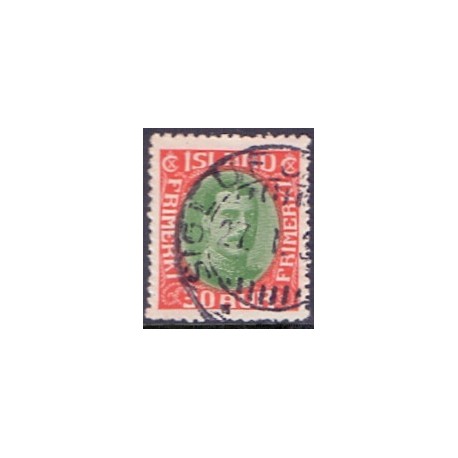 Island. 1934. Luftpost. 10 Aur. AFA nr. 175  **   postfrisk st. stemplet FDC