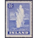 Island. 1938-39. Geysir 35 Aur. AFA nr. 196 ** postfrisk st. stemplet FDC