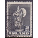 Island. 1947. Thorfinn Karlsefni. Tk. 11 1/2  AFA nr. 215B ** postfrisk st. stemplet FDC
