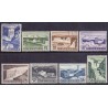 Island. 1956, Elkraftværker og vandfald, komplet serie.  AFA nr. 304-11  **  postfrisk st. stemplet FDC