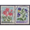 Island. 1958. Blomsterserie.  AFA nr. 324-25 ** postfrisk st. stemplet FDC