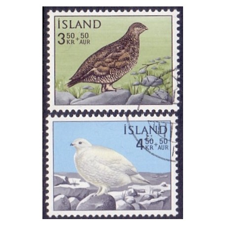 Island. 1965. Velgørenhedsmærker. AFA nr. 389-90 ** postfrisk st. stemplet FDC