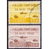 Island. 1968. Højretrafik. AFA nr. 420-21 ** postfrisk st. stemplet FDC