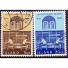 Island. 1968. Nationalbibloteket jubilæum. AFA nr. 423-24 ** postfrisk st. stemplet FDC