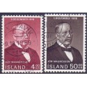 Island. 1968. 50-året for island uafhængighed. AFA nr. 425-26 ** postfrisk st. stemplet FDC